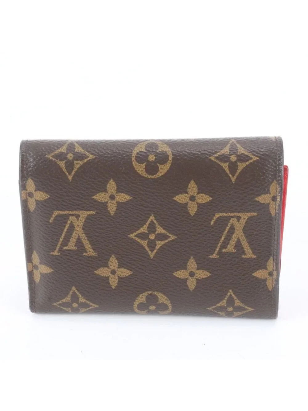 Louis Vuitton Monogram Portefeuille Flower Compact Leather Trifold Wallet